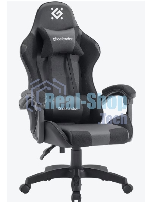 Кресло игровое Defender OKAS BLACK/GREY PU