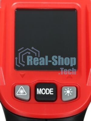 Инфракрасный пирометр (термометр) с цветным экраном Deli DL333380A