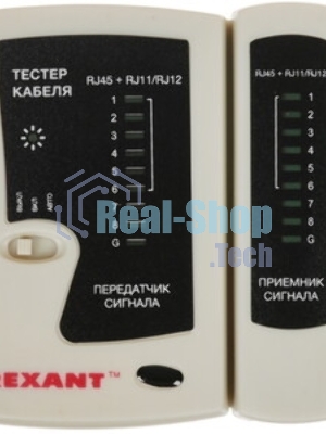 Тестер кабеля Rexant RJ-45+RJ-11 468