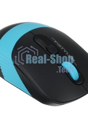 Мышь беспроводная A4Tech Fstyler FG10 черный/синий, 2000 dpi, радиоканал, USB, кнопки - 4
