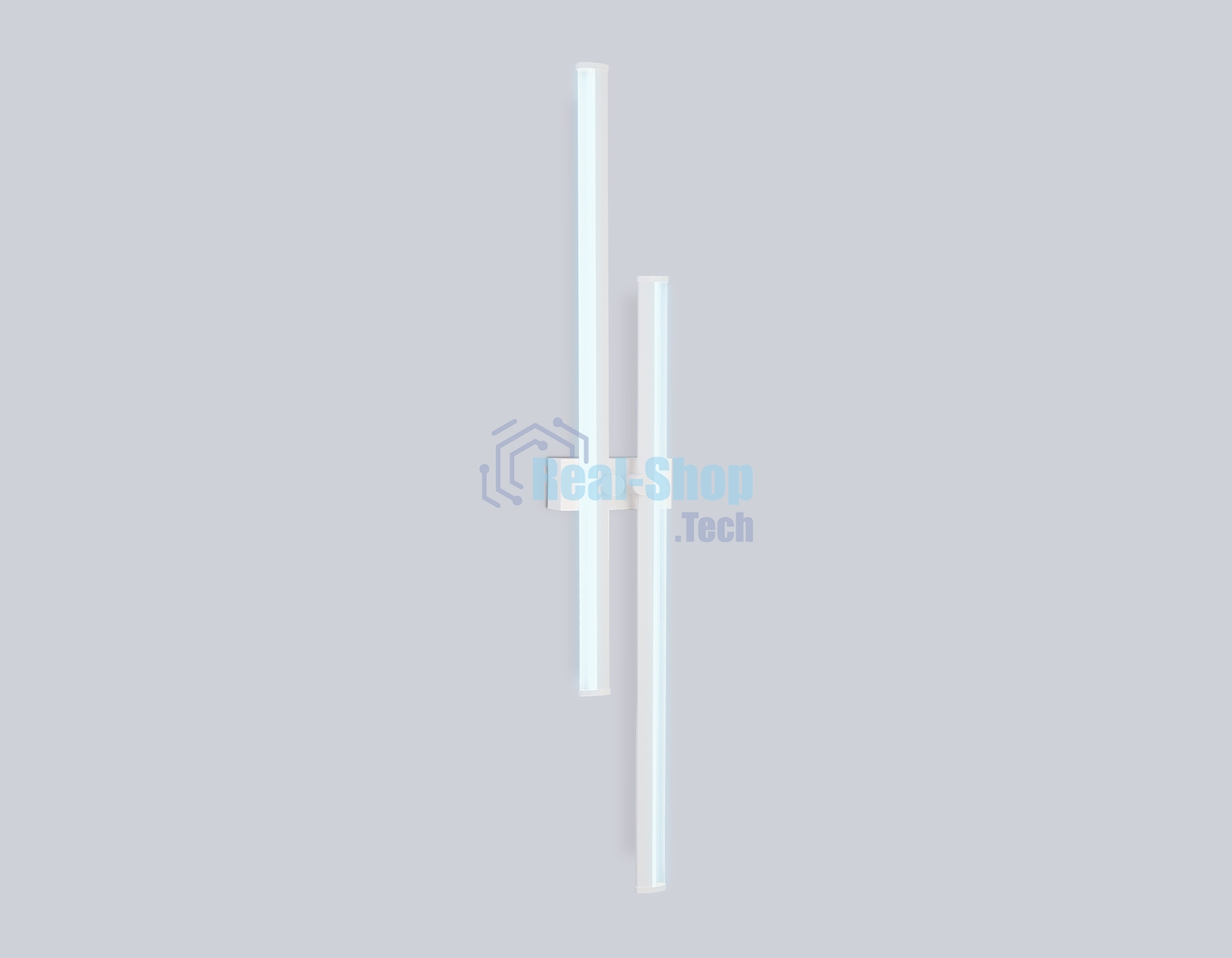 Настенный светодиодный светильник Ambrella light FL6161 WH белый 28W 3000K-6400K 810*120*65