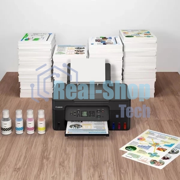 МФУ струйное Canon Pixma G3470 (5805C029AA), A4, цветной, печ. до 11/6 стр/мин. (ч/б/цв.), 4800 x 1200 dpi (печ.), 600x1200dpi (скан.), USB, Wi-Fi черный