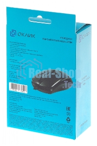 Мышь проводная Oklick 275M черный, 1000 dpi, USB, кнопки - 3