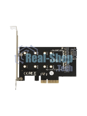 Переходник ExeGate EXE-509 M.2 B key + M.2 M Key -> PCI-Ex4/SATA