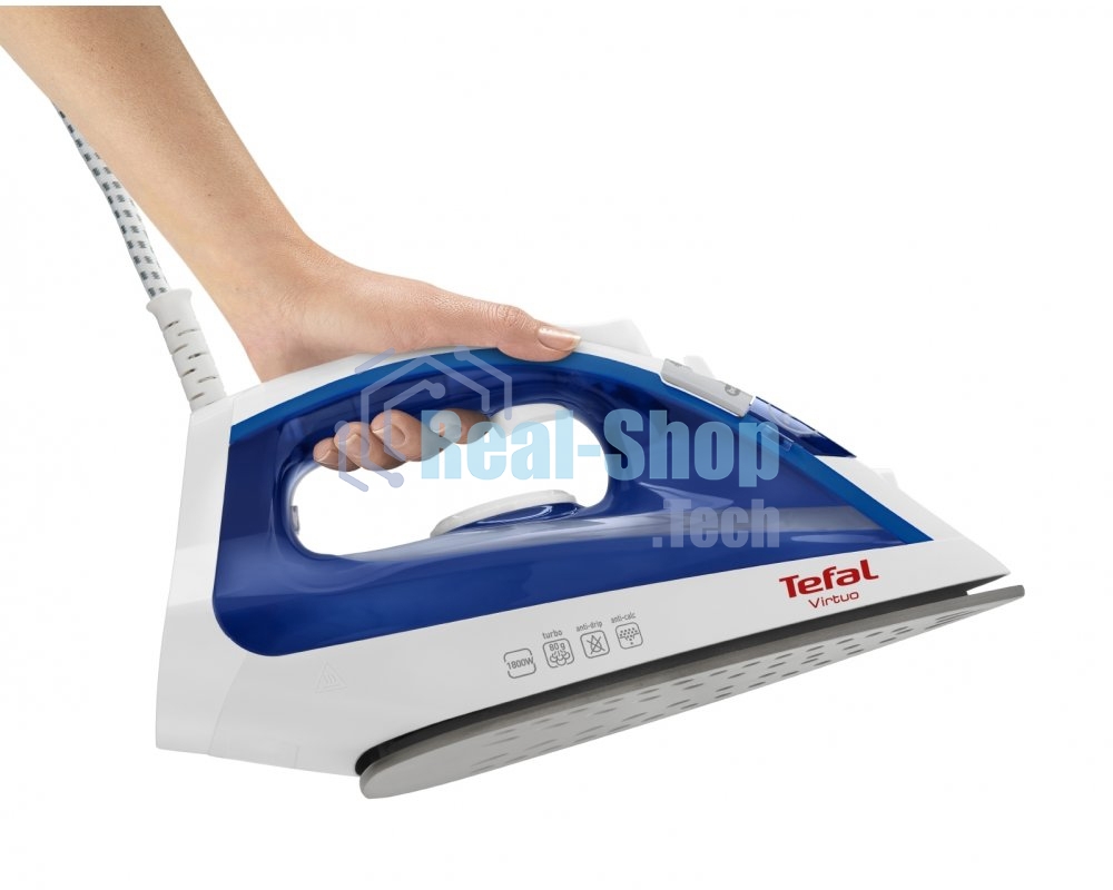 Утюг Tefal FV1711E0 1800Вт синий/белый