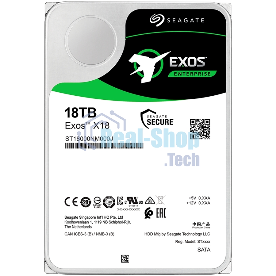 Жесткий диск Seagate 18Tb 7200rpm SATA-III 3.5