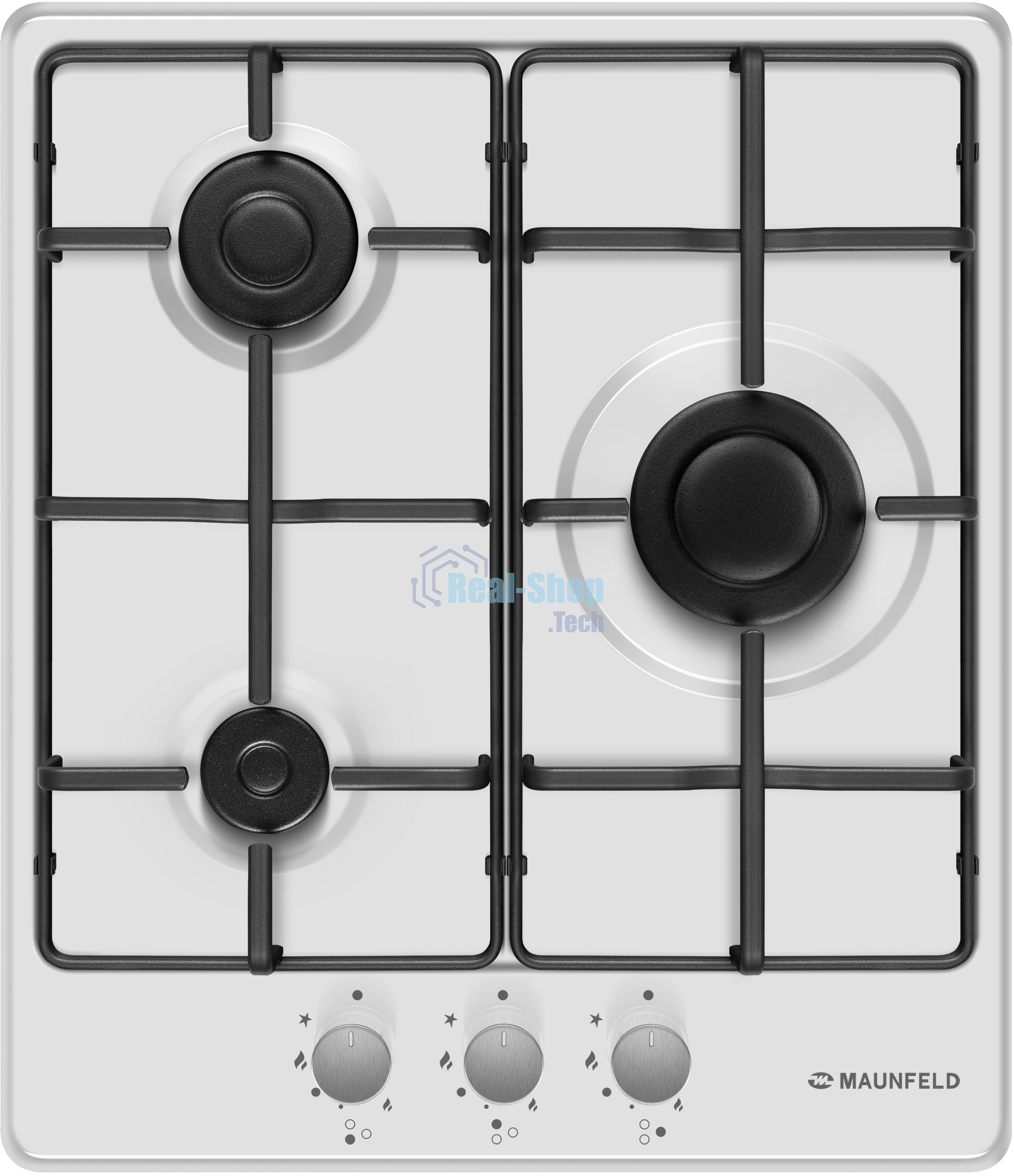 Газовая варочная панель Maunfeld EGHE.43.3STS-EW