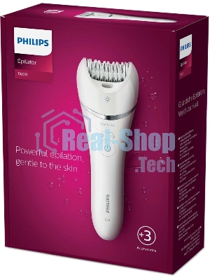 Эпилятор Philips 2 скорости, широкая головка, Wet&Dry, беспроводной
