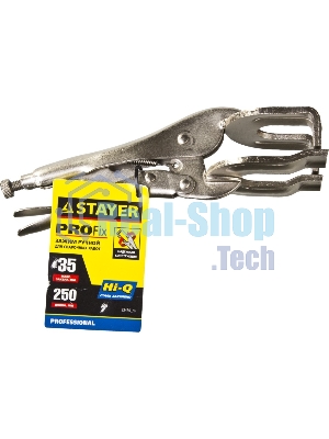 Зажим STAYER 22470_z01 PROFI PRO-Fix ручной, сварщика, 250x35мм