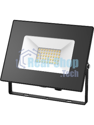 Прожектор светодиодный GAUSS 613527170 LED 70W 4450lm IP65 3000К черный 1/24