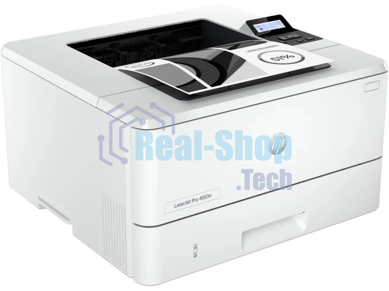 Принтер лазерный HP LaserJet Pro 4003n (2Z611A), A4, ч/б, печ. до 40 стр/мин., 1200 x 1200 dpi, USB, RJ-45, Air Print, Mopria