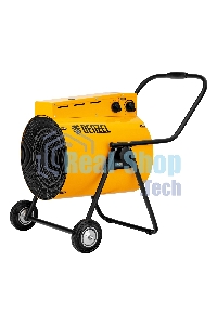 Тепловая пушка Denzel SFH-15000, 400 В, желтый, 120/9000/15000 Вт, 150 м2, термостат