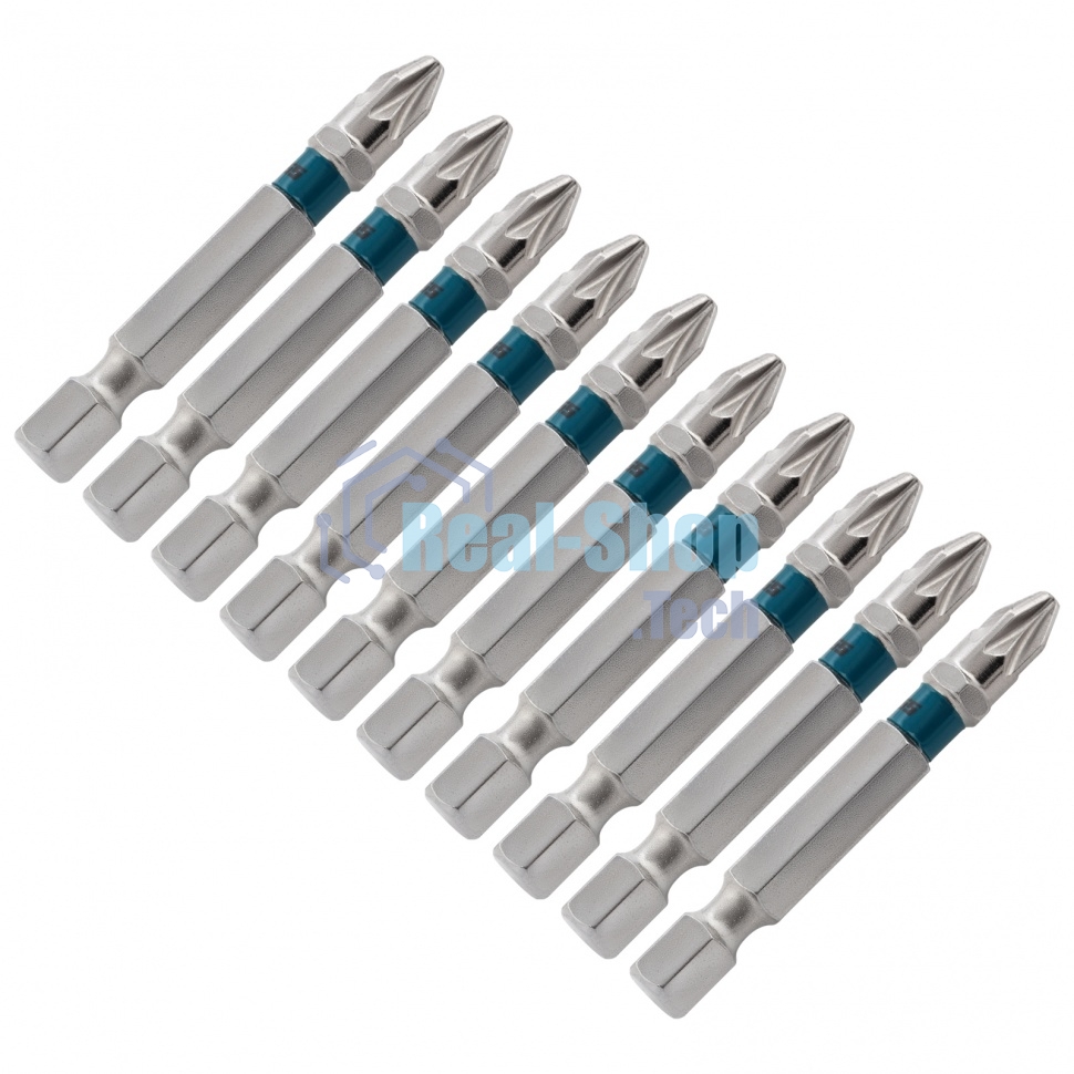 Набор бит Gross PZ2х50, сталь S2, 10 шт.