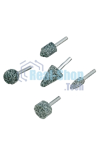 Набор шарошек Denzel абразивных для дрели (ПШМ), 63С, 5 шт.