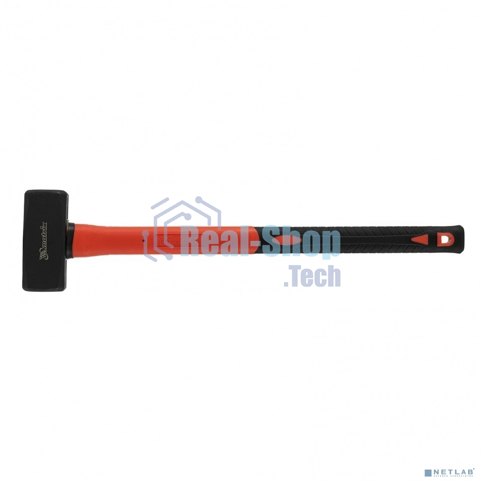 Кувалда Matrix 3 кг, фибергласовая обрезиненная рукоятка 600 мм