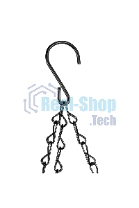 Кашпо подвесное с декором Palisad с кокосовой корзиной, диаметр, 30 см