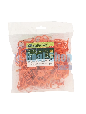 Зажим для системы выравнивания плитки Сибртех СВП Кольцо, 100 шт. в пакете