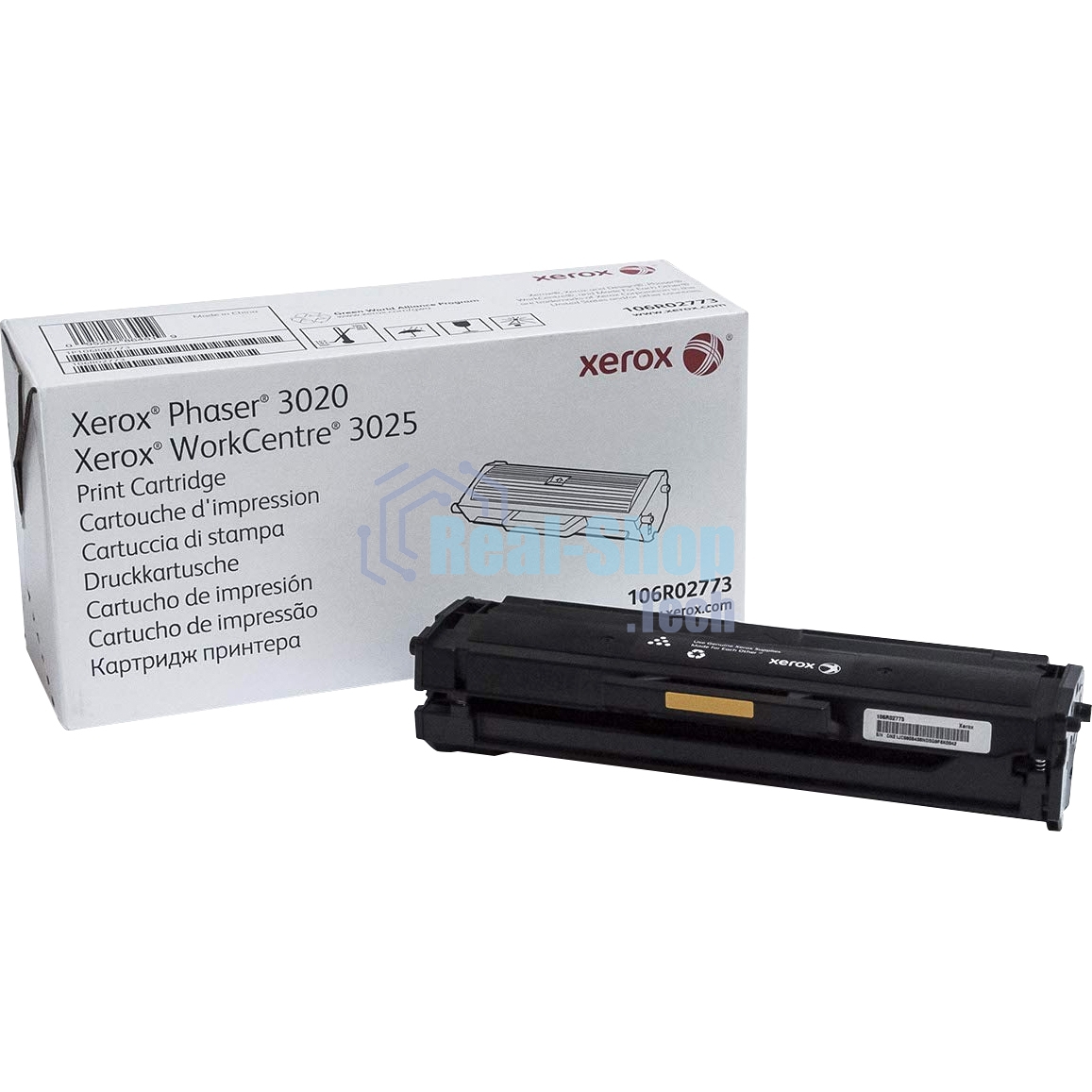 Картридж лазерный Xerox 106R02773 черный для Xerox Phaser 3020/WC 3025 (1500 стр)(Channels)