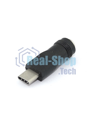 Переходник 5,5x2,1 мама на Type-C папа 5 Pin