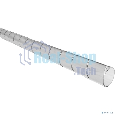 Кабельный спиральный бандаж Rexant, диаметр 12 мм, длина 2 м (SWB-12), прозрачный