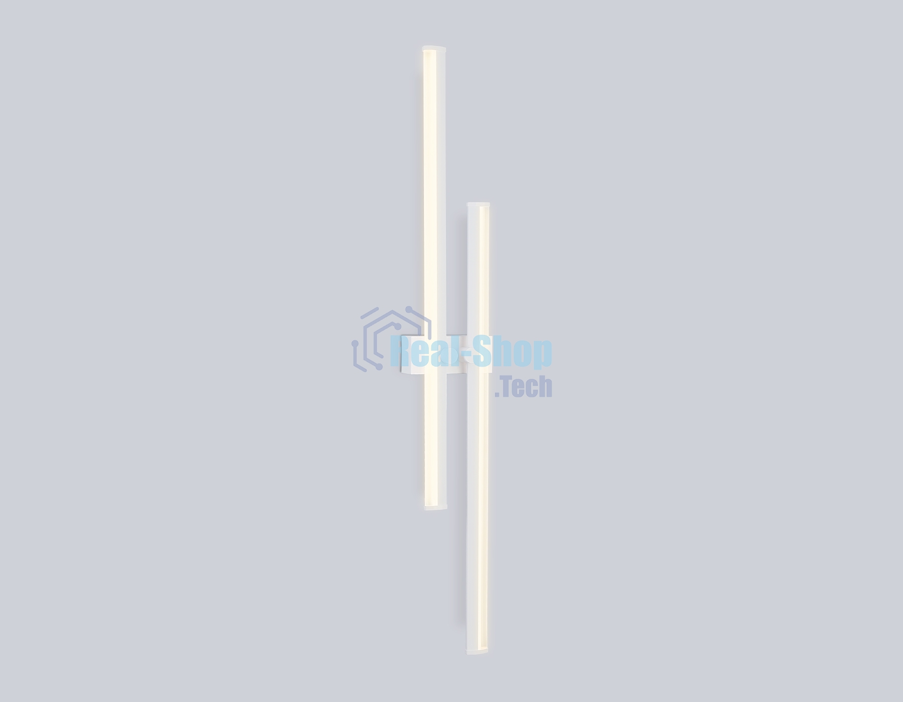 Настенный светодиодный светильник Ambrella light FL6161 WH белый 28W 3000K-6400K 810*120*65