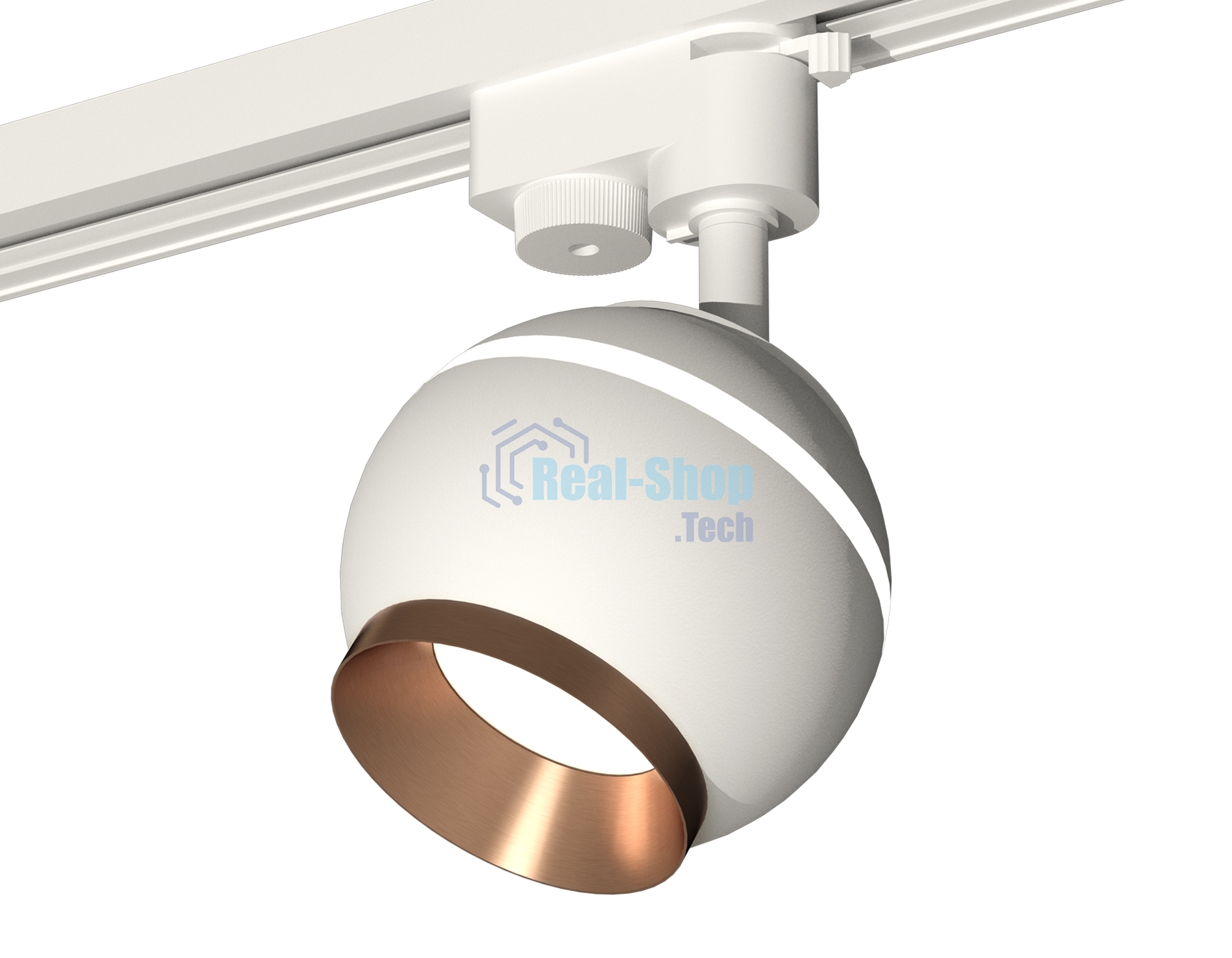 Светильник Ambrella light XT1101024 SWH/PPG белый песок/золото розовое полированное GU5.3 LED 3W 4200K (A2520, C1101, N7035)