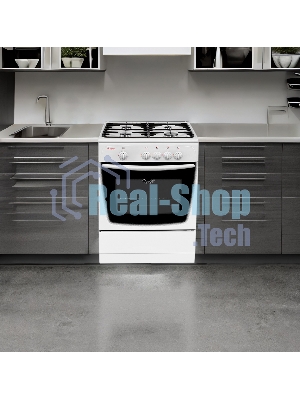 Плита газовая Gefest CG 60М C7 К73 белый, конфорок 4 шт, духовка 63 л, 60 см x 85 см x 60 см