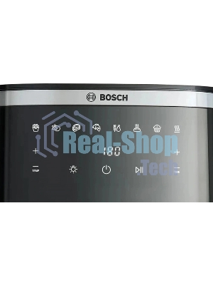 Аэрогриль Bosch MAF671B0 черный, 1800 Вт, 7.2 л, сенсор, 8 программ