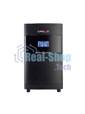 Источник бесперебойного питания CROWN On-Line CMUOA-350-2K EURO 2000VA/1800W, корпус металл, TOWER, АКБ 6*12V/7AH, PF-0.9, AVR 110-300V, порт RJ-11/45+USB/RS-232, EPO, розетки 4*EURO, входной кабель 2 м, вентилятор охлаждения, автомат, слот для SNMP, порт для доп. батарейных кабинетов, ПО