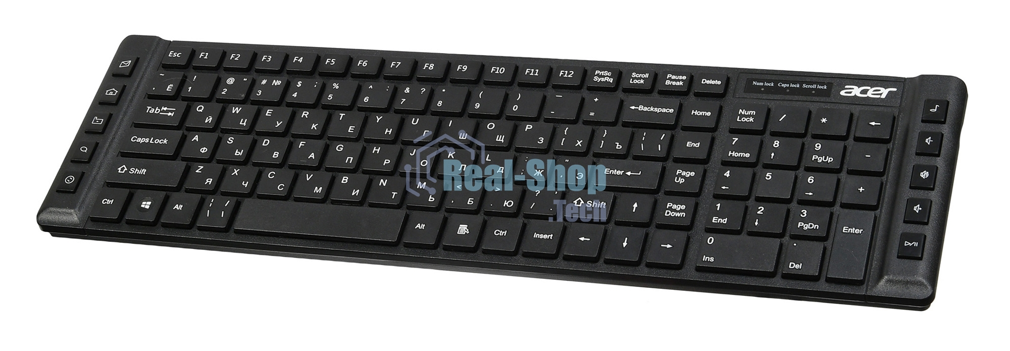 Клавиатура проводная Acer OKW010 ZL.KBDEE.002, USB, черный