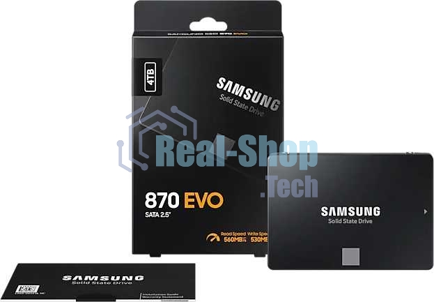 Накопитель SSD Samsung 4Tb 870 EVO, V-NAND, 2.5