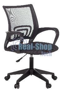 Кресло компьютерное Бюрократ CH-695NLT/BLACK спинка сетка черный TW-01, сиденье черный TW-11