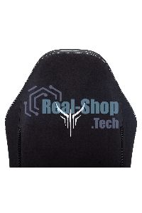 Кресло игровое Knight Neon черный/серебряный соты эко.кожа с подголов. крестовина металл