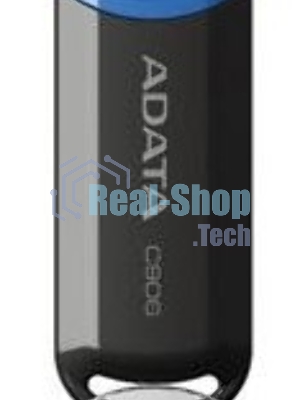 Флешка USB ADATA C906 (AC906-32G-RBK), 32Gb, USB 2.0, R/W 15/5, черный/синий
