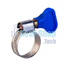 Хомут червячный Rexant 16-25/9-0,7 мм, с ключом, нержавеющая сталь W2, (50 шт/уп)