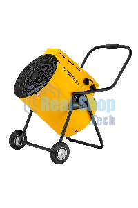 Тепловая пушка Denzel SFH-15000, 400 В, желтый, 120/9000/15000 Вт, 150 м2, термостат