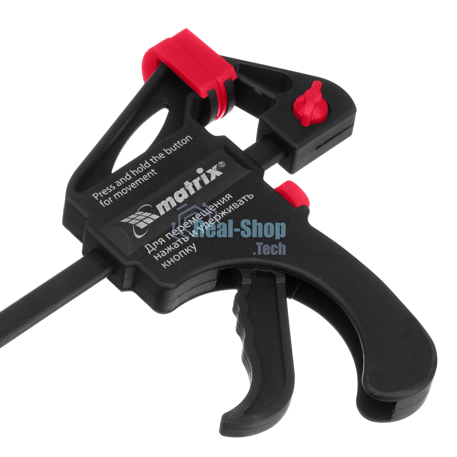 Струбцина универсальная Matrix, быстрозажимная, F-образная, 300 х 415 х 45 мм, пластиковый корпус