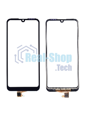Сенсорное стекло (тачскрин) для Huawei Y6 2019, черное