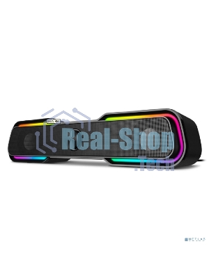 Акустическая система SVEN 450 2.0 (2x5W, Bluetooth, RGb-подсветка) черная