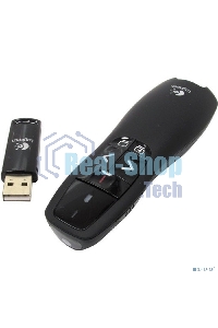 Презентер беспроводной Logitech R400 черный, радиоканал, USB, кнопки - 5