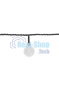 Гирлянда Neon-night Шарики Ø25 мм, 5 м, темно-зеленый ПВХ, 25 диодов, цвет RGb