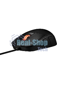 Мышь проводная ASUS P518 ROG STRIX IMPACT III черный, 12000 dpi, USB, кнопки - 5