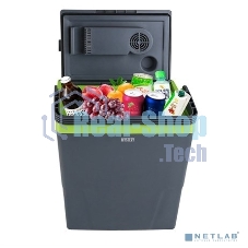 Автомобильный термоэлектрический холодильник. Объем 22 литра. Напряжение: DC 12В / AC 220-230В. Потребляемая мощность в режиме охлаждения: 45Вт. MYSTERY MTC-22