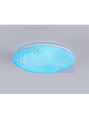 Светодиодный светильник RGB Ambrella light FZ417 WH белый IP20 46W 3000K-6500K+RGB D380*60 (ПДУ ИК)
