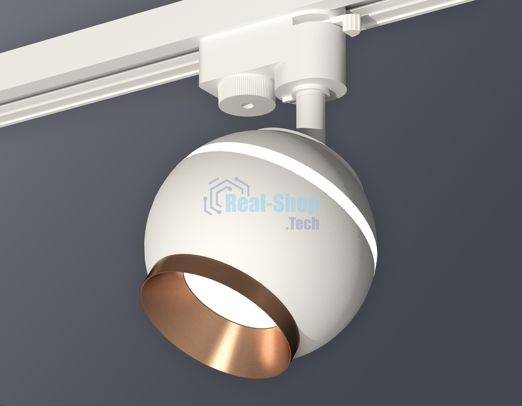 Светильник Ambrella light XT1101024 SWH/PPG белый песок/золото розовое полированное GU5.3 LED 3W 4200K (A2520, C1101, N7035)