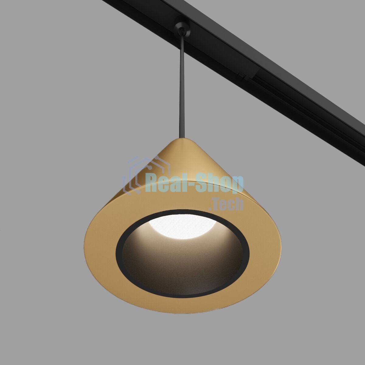 Трековый светильник Slim Magnetic 5W 4200K Event (латунь) 85039/01