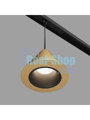 Трековый светильник Slim Magnetic 5W 4200K Event (латунь) 85039/01