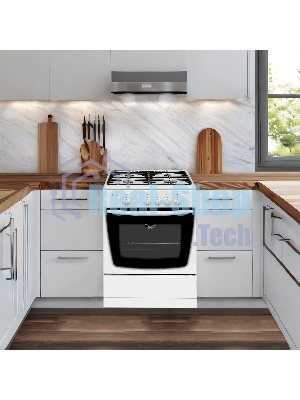 Плита газовая Gefest CG 60М C7 К73 белый, конфорок 4 шт, духовка 63 л, 60 см x 85 см x 60 см