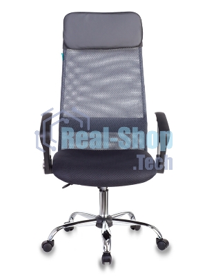 Кресло Бюрократ KB-6N/SL/DG/TW-12 TW-04 TW-12 серый, сетка