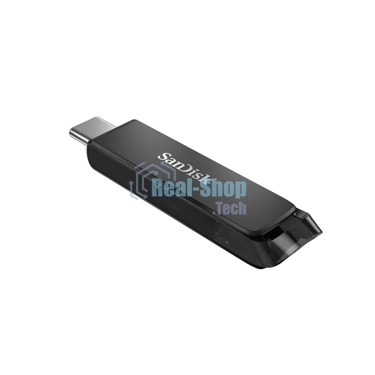 Флешка USB Sandisk CZ460 Ultra (SDCZ460-128G-G46), 128Gb, USB Type-C, R/W 150/30, черный